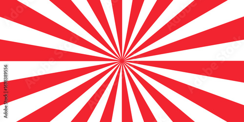 Retro background with rays or stripes in the center.  Funky ray elements, circle motifs. Radial rays light retro design with vintage beam sunburst texture.