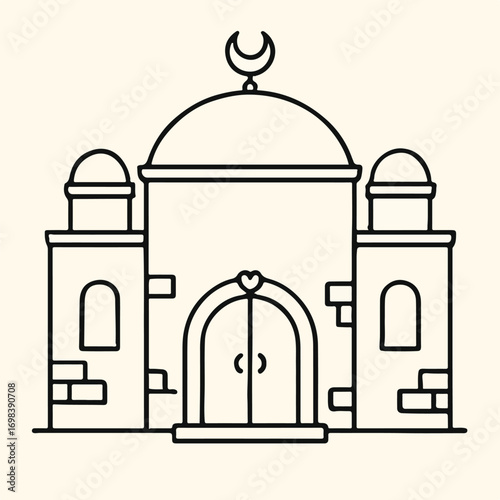 taj mahal vector illustration