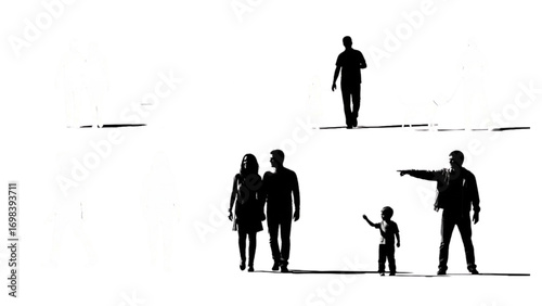 People Line Vector Set for Architecture and Urbanism | CAD Human Figures