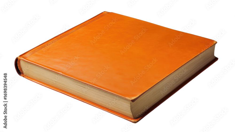 Orange book isolated on transparent background. Orange book isolated on transparent background.