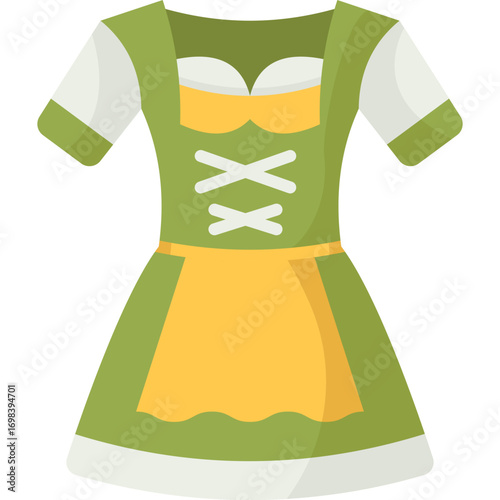 Dirndl Flat Icon