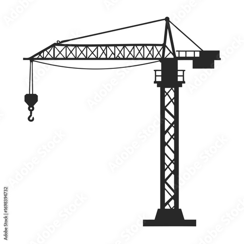 Silhouette Tower Crane