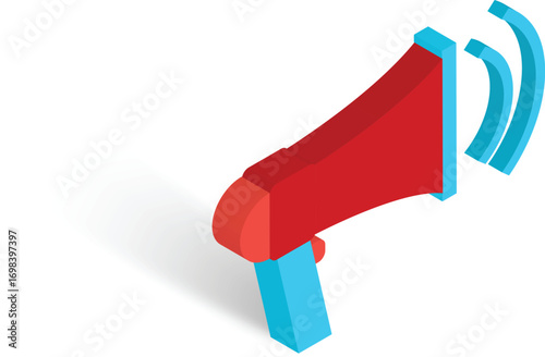vector illustration of a speaker