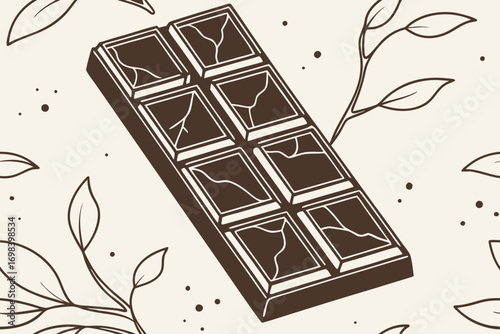 chocolate bar with chocolate