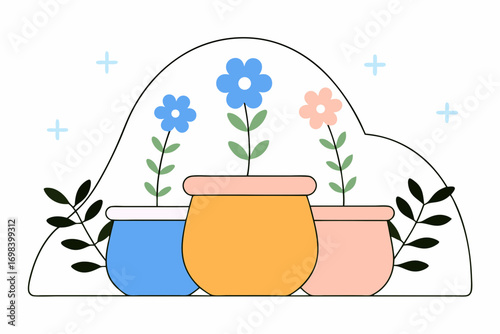 flower in pot