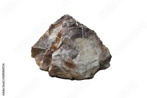 Rock isolated transparency background.