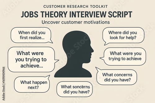 Customer Interview Toolkit with Question Frameworks for UX Research