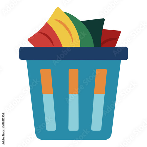 french fries vector illustration