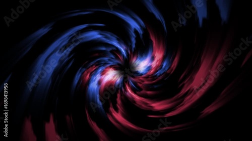 Twirl Abstract Background – Red and Blue Swirling Energy Motion, Vortex Light Spiral, Dynamic Neon Twist Effect Wallpaper