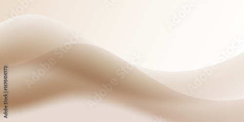 Chocolate caramel cream with milk fluid splash texture. Cocoa or coffee sweet delicious background. Gold and brown waves vector design.