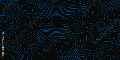 Topographic map background with geographic grid for hiking and mountain sport. luxury topographic wavy pattern and geographic grid map design. paper texture Imitation of a geographical map shades.