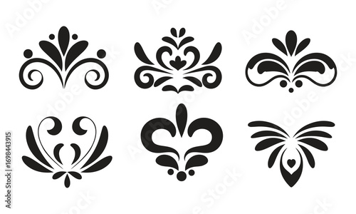 ornament Vintage Decorative Floral Elements