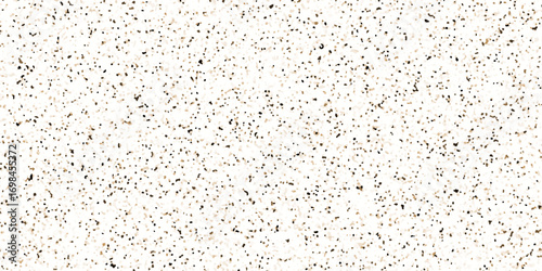 Terrazzo flooring texture polished stone and grain noise pattern old surface marble for background. brown and white paper and marble texture. quartz surface for bathroom or kitchen countertop.