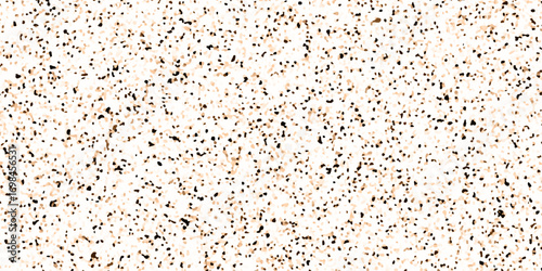 Terrazzo flooring texture polished stone and grain noise pattern old surface marble for background. brown and white paper and marble texture. quartz surface for bathroom or kitchen countertop.