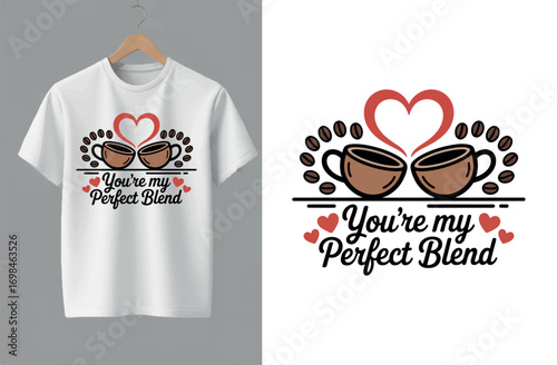 A casual t-shirt clothing design with a front vector art print from a happy birthday card illustration