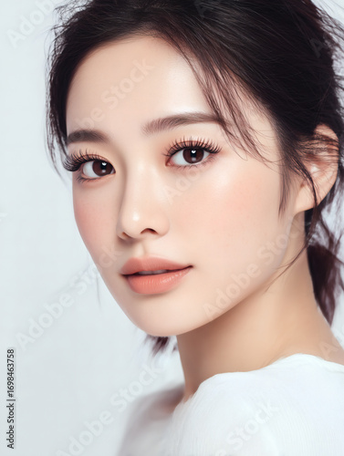Beautiful Young Korean Woman Beauty Model Portrait