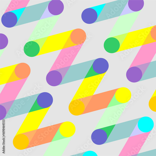 Abstract geometric shapes repeating