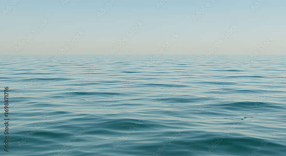 Obraz premium Calm ocean water surface seascape