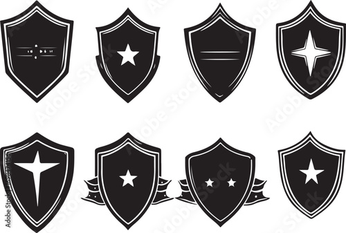 Shield Vintage Logo Silhouette Bundle