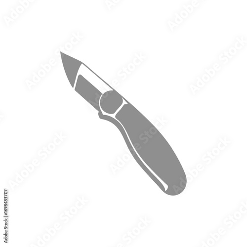 knife isolated on white background