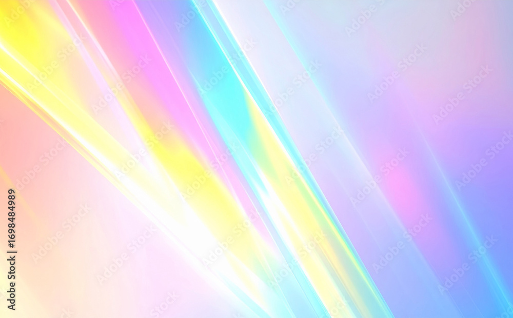 Fototapeta premium 虹色 光 抽象的 カラフル グラデーション背景