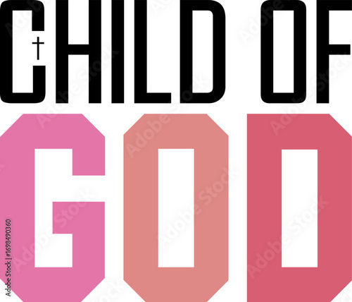 Child Of God Christian T-shirt Design