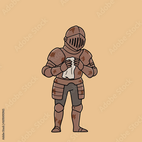 Armored figure