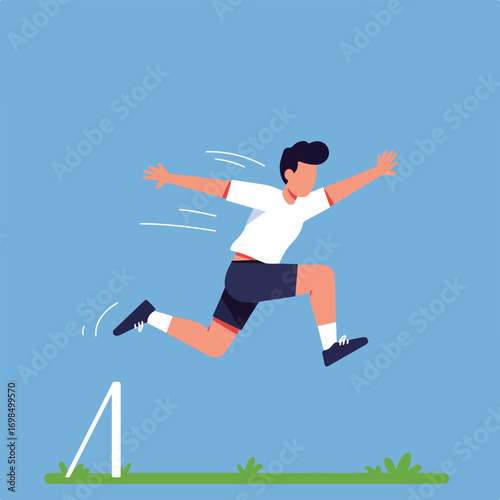 Hurdler's Leap