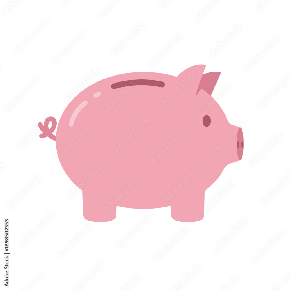 Fototapeta premium Pink Piggy Bank