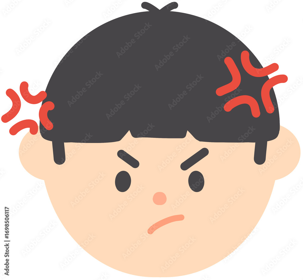 Fototapeta premium Annoyed Person Illustration