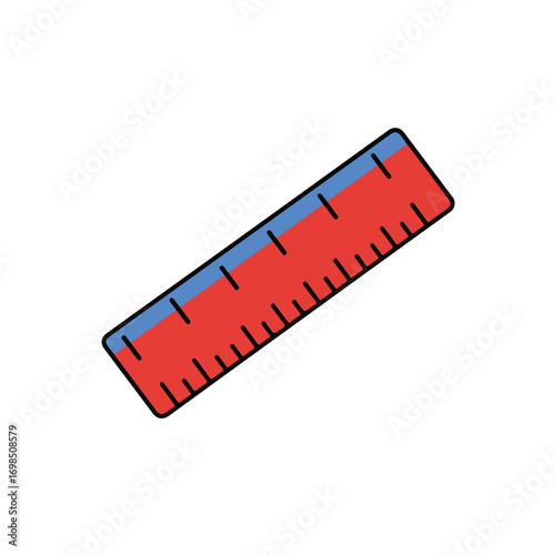 Red and Blue Ruler
