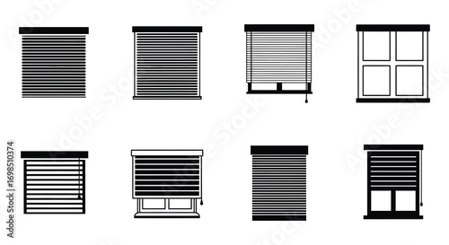 various window designs featuring shutters blinds and frames