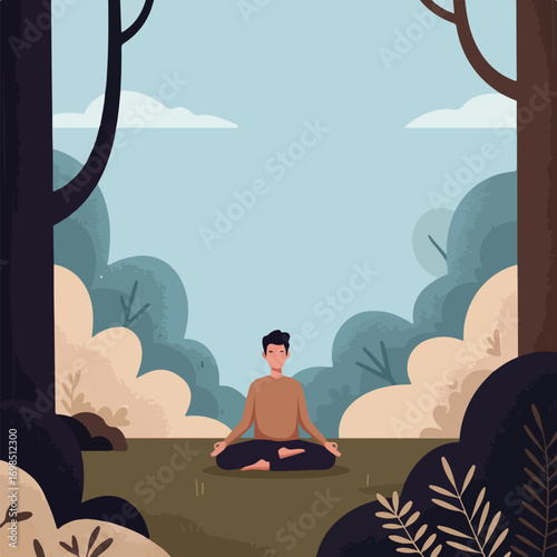 Meditating in Nature