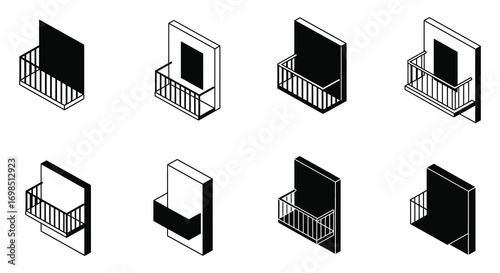 various orientations of screens in baskets displayed neatly