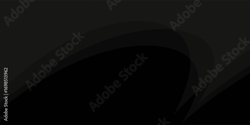 Black gray satin dark fabric texture luxurious shiny that is abstract silk cloth background with patterns soft waves blur beautiful.