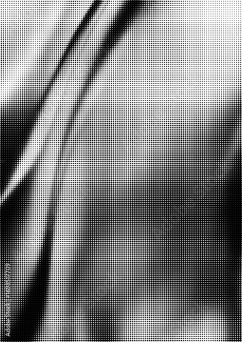 Large vector abstract halftone texture with a transparent background