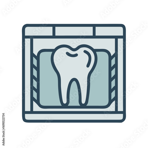 Dental X-ray Image: Single Tooth for Health and Care