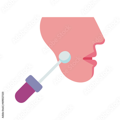 Person's Face Skin Examined by a Cosmetic Dermatology Tool