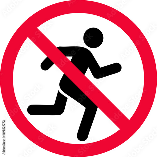 no running