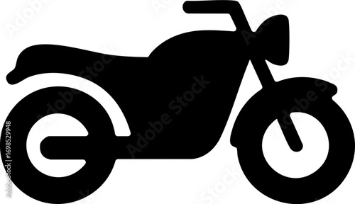 motorcycle icon vector illustration