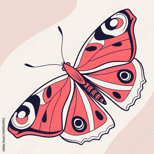 Abstract Butterfly Symbol