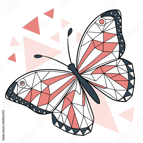 Geometric Butterfly Design
