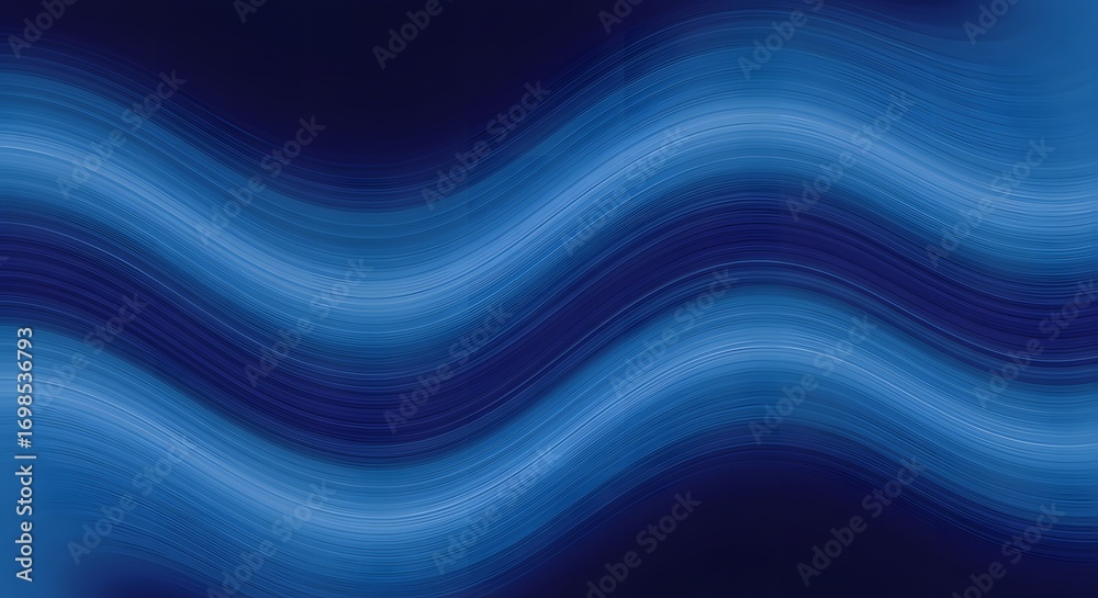 Fototapeta premium Abstract blue wave pattern background suitable for various design applications