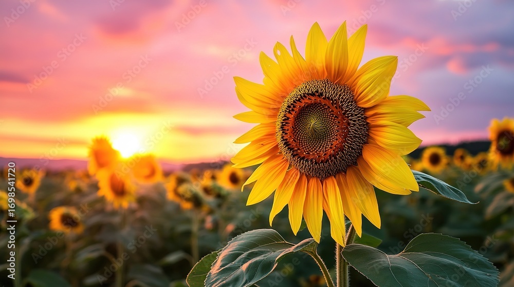 Obraz premium sunflower field