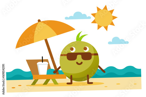 sun and umbrella