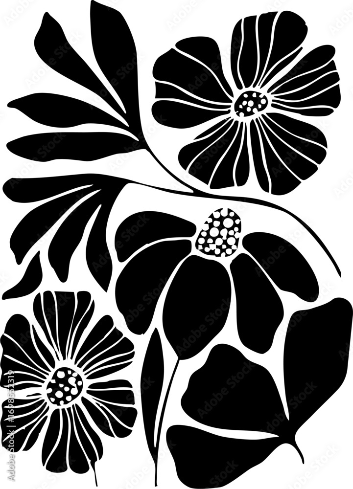 Print black patern