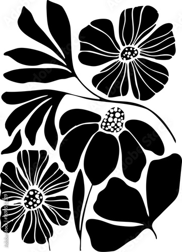 Print black patern
