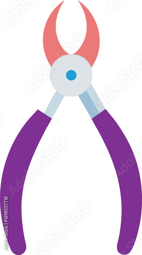 Tooth forceps icon vector illustration.