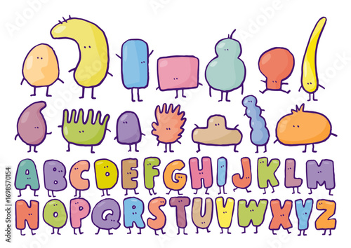 illustration petits personnages mignons