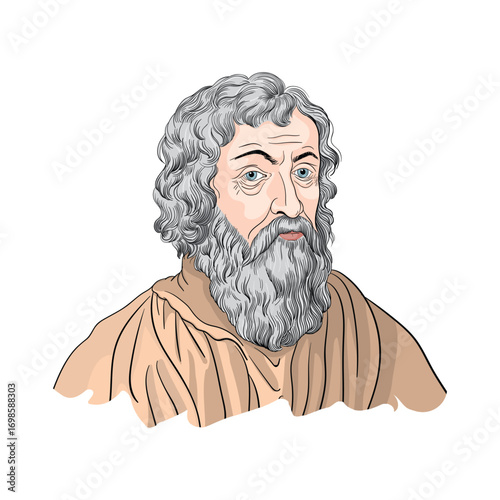 Photos Hippocrates, ancient Greek physician who lived during Greece's Classical period
